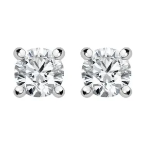 18ct White Gold 0.54ct Diamond Brilliant Cut Stud Earrings