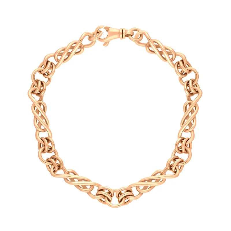 9ct Rose Gold  Celtic Twist Handmade Bracelet