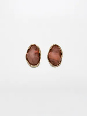 Acrylic Spot Stud Earrings