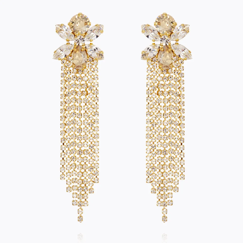 Adore You Earrings / Crystal   Golden Shadow Caroline Svedbom