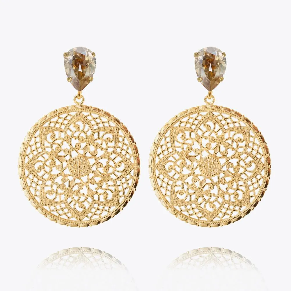 Alexandra Earring / Golden Shadow Caroline Svedbom