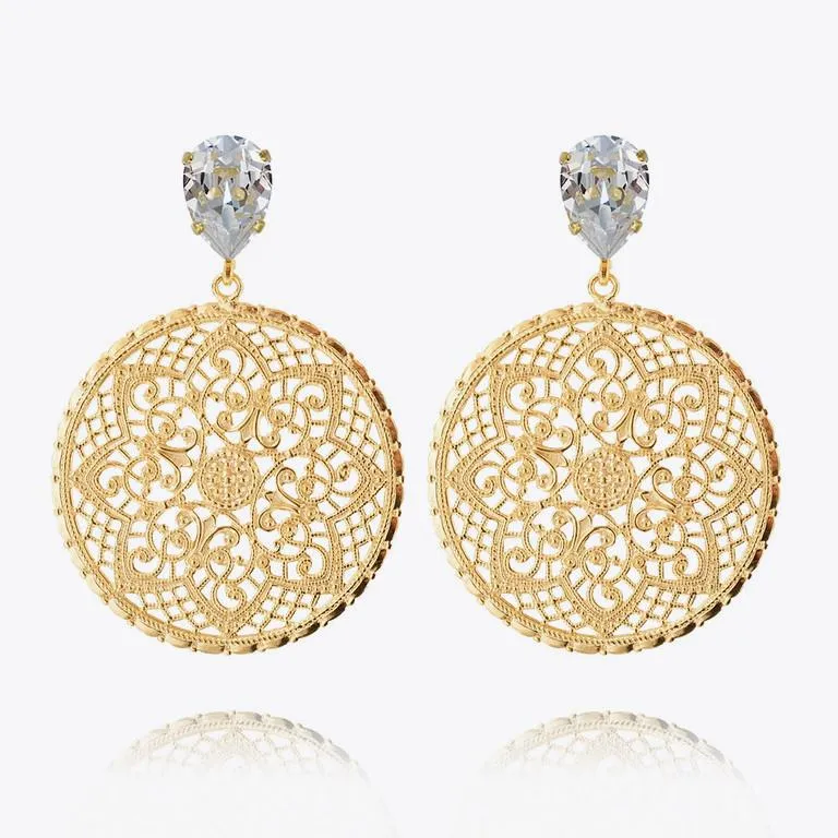 Alexandra Earrings / Crystal Caroline Svedbom