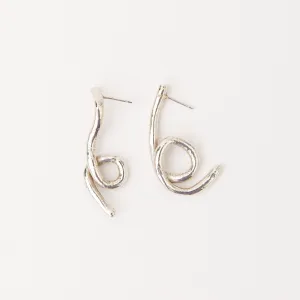 Alga Silver Earrings