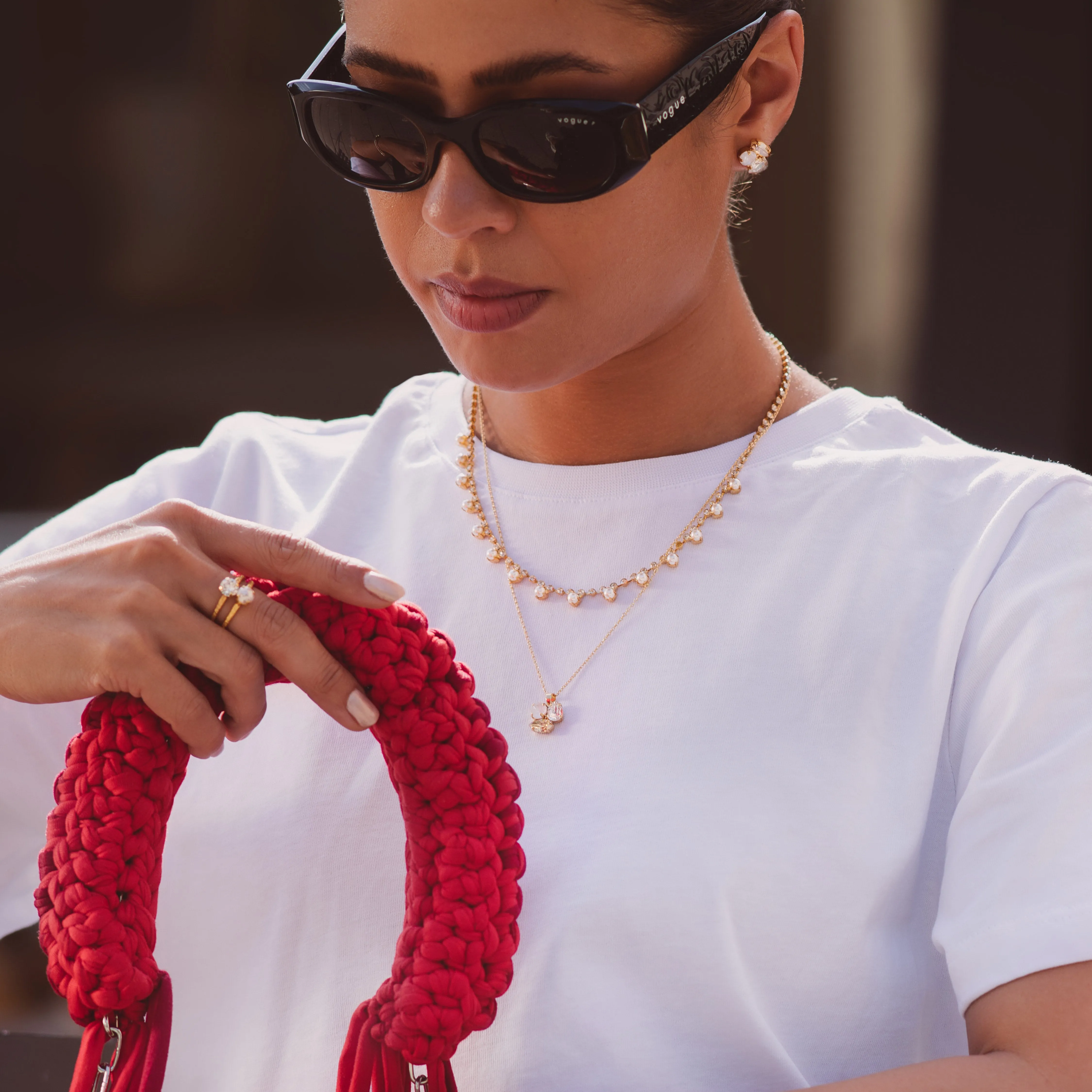 Ana Necklace / Golden Combo Caroline Svedbom