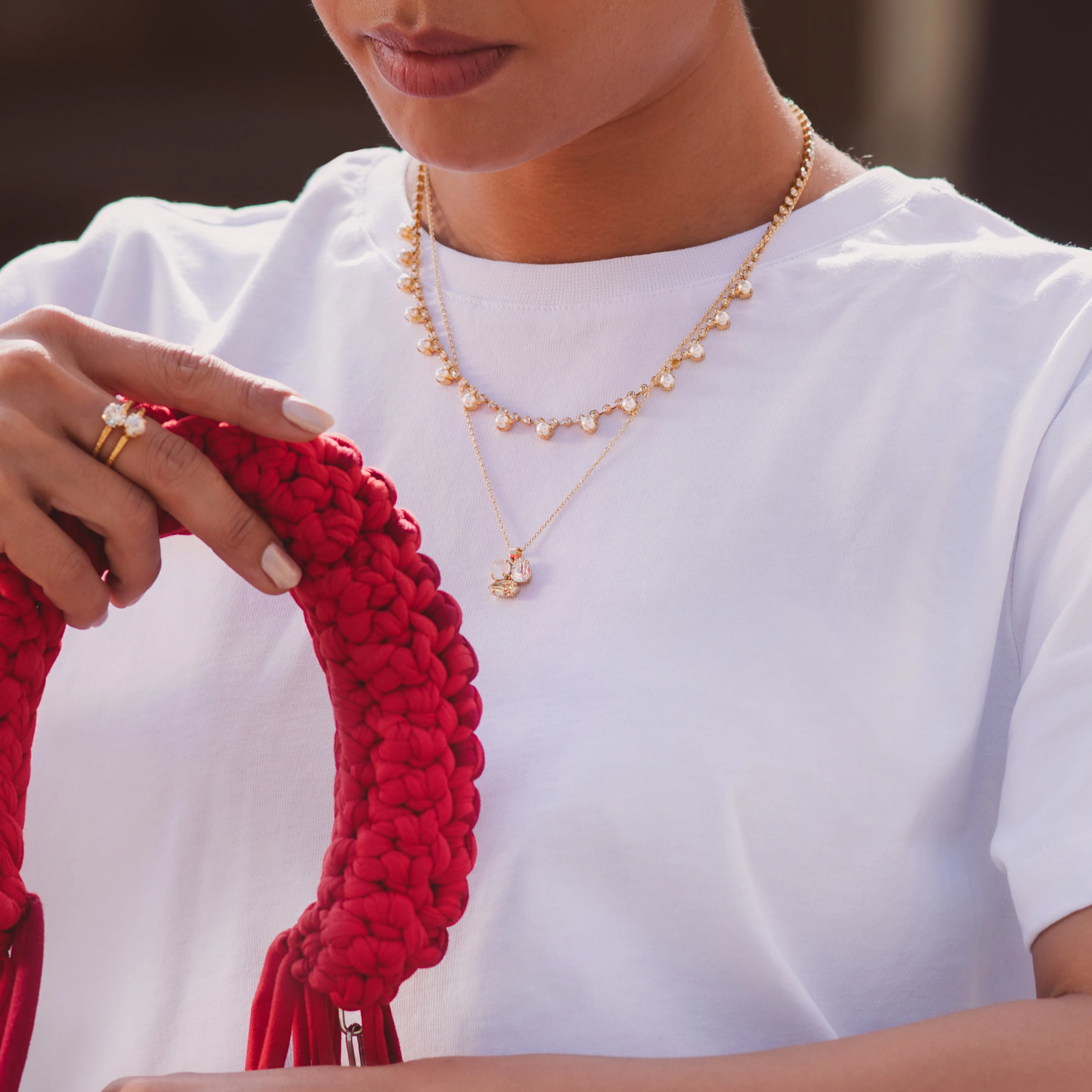 Ana Necklace / Golden Combo Caroline Svedbom