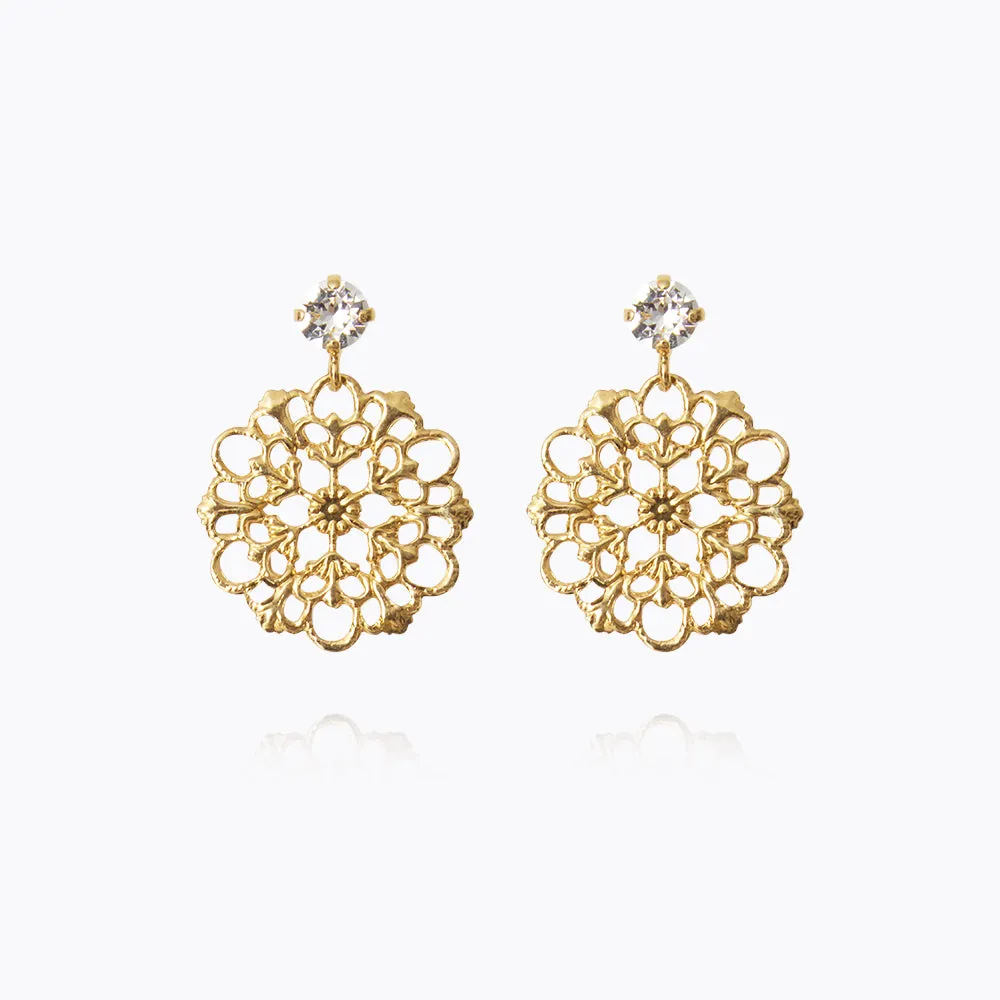 Andrea Earrings / Crystal Caroline Svedbom