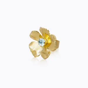 Anemone Ring / Aquamarine Caroline Svedbom