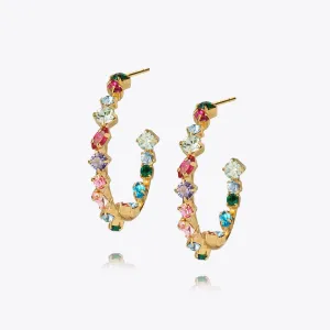 Antonia Loop Earrings / Pomelo Combo Caroline Svedbom