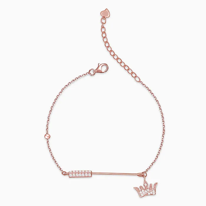 Anushka Sharma Rose Gold Crown Bracelet Giva