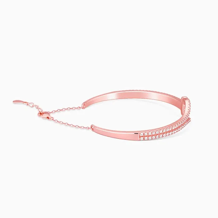 Anushka Sharma Rose Gold Knotted Feelings Bracelet Giva