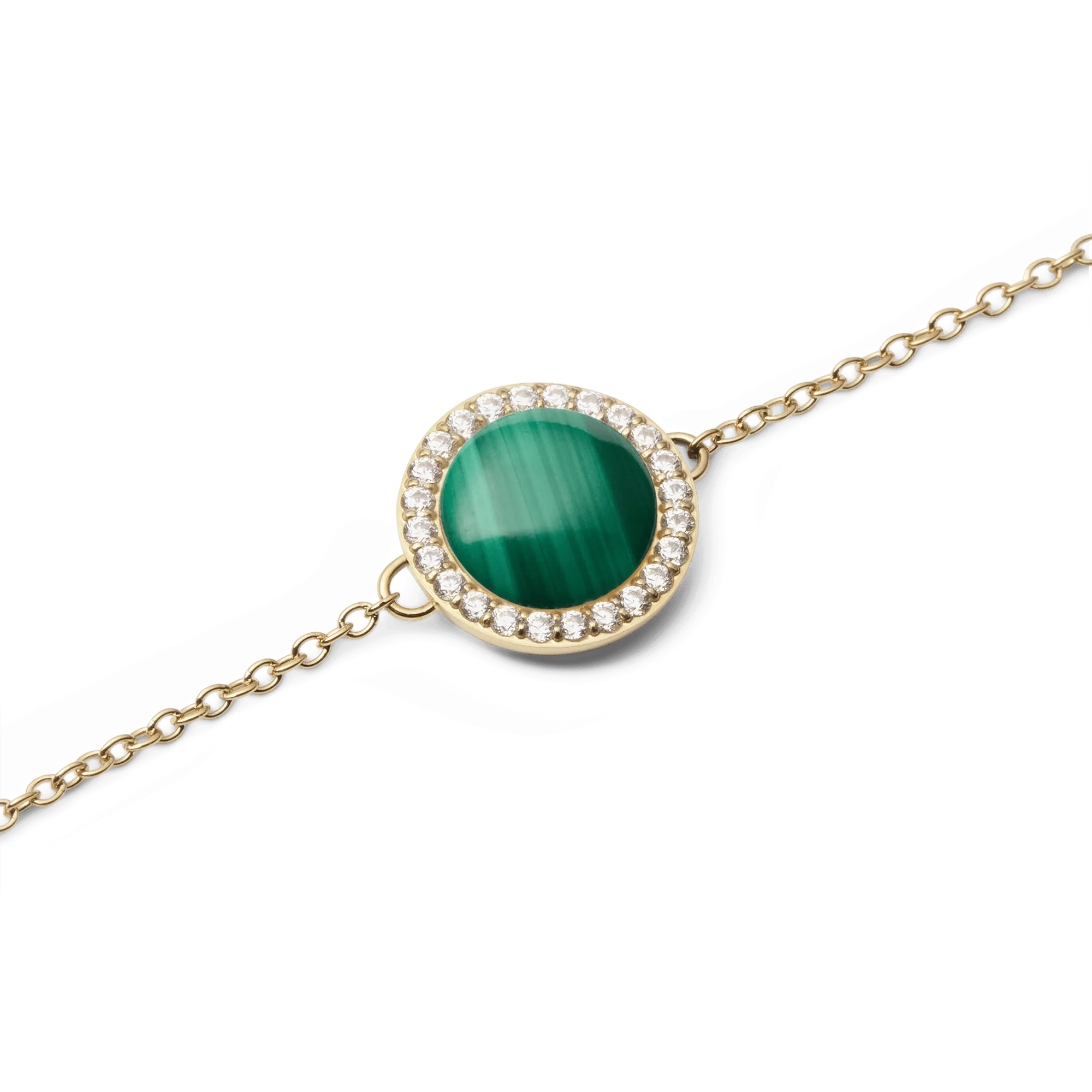 Audrey Bracelet Malachite Gold Daniel Wellington