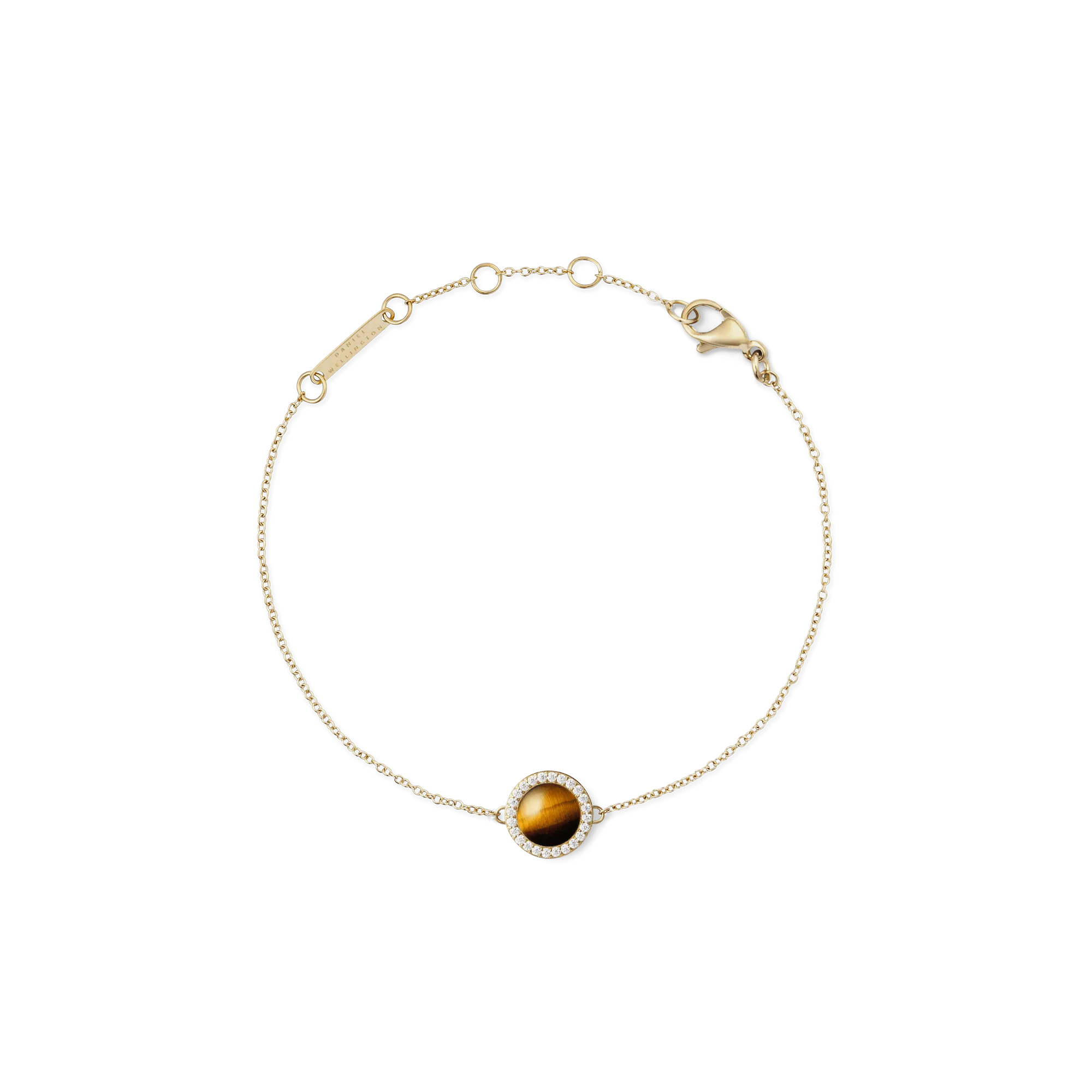 Audrey Bracelet Tiger Eye Gold Daniel Wellington