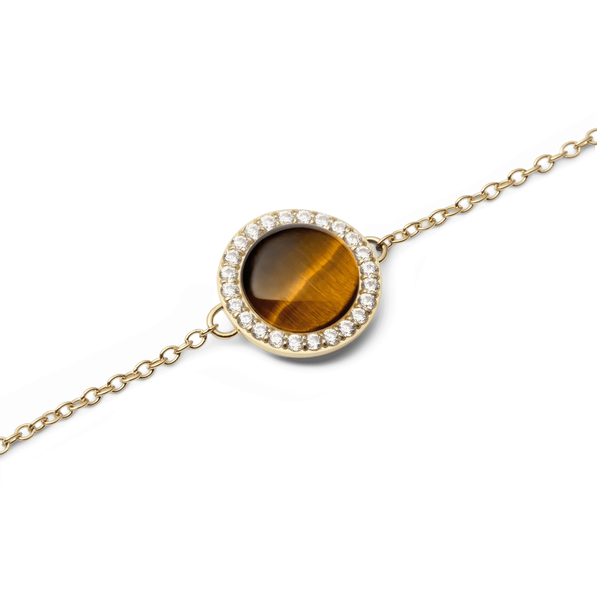 Audrey Bracelet Tiger Eye Gold Daniel Wellington