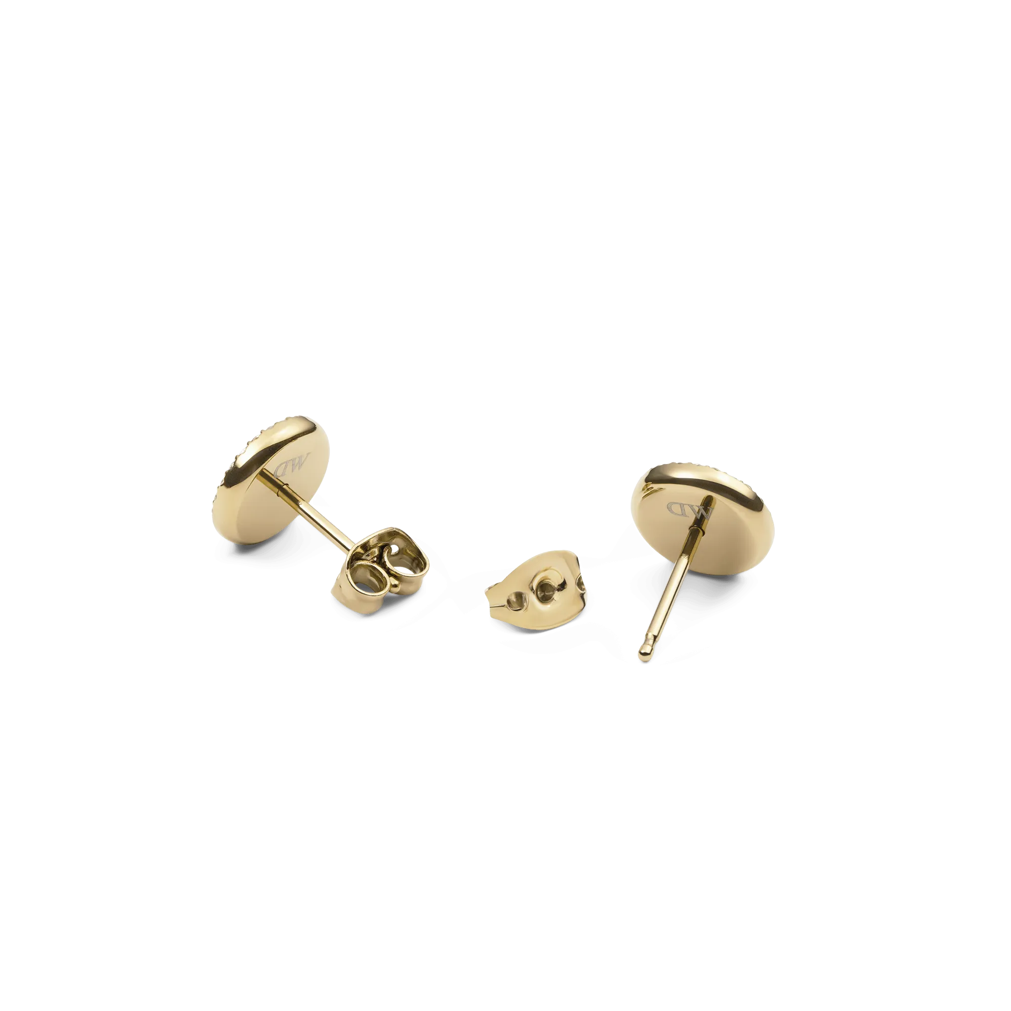 Audrey Earrings Black Agathe Gold Daniel Wellington