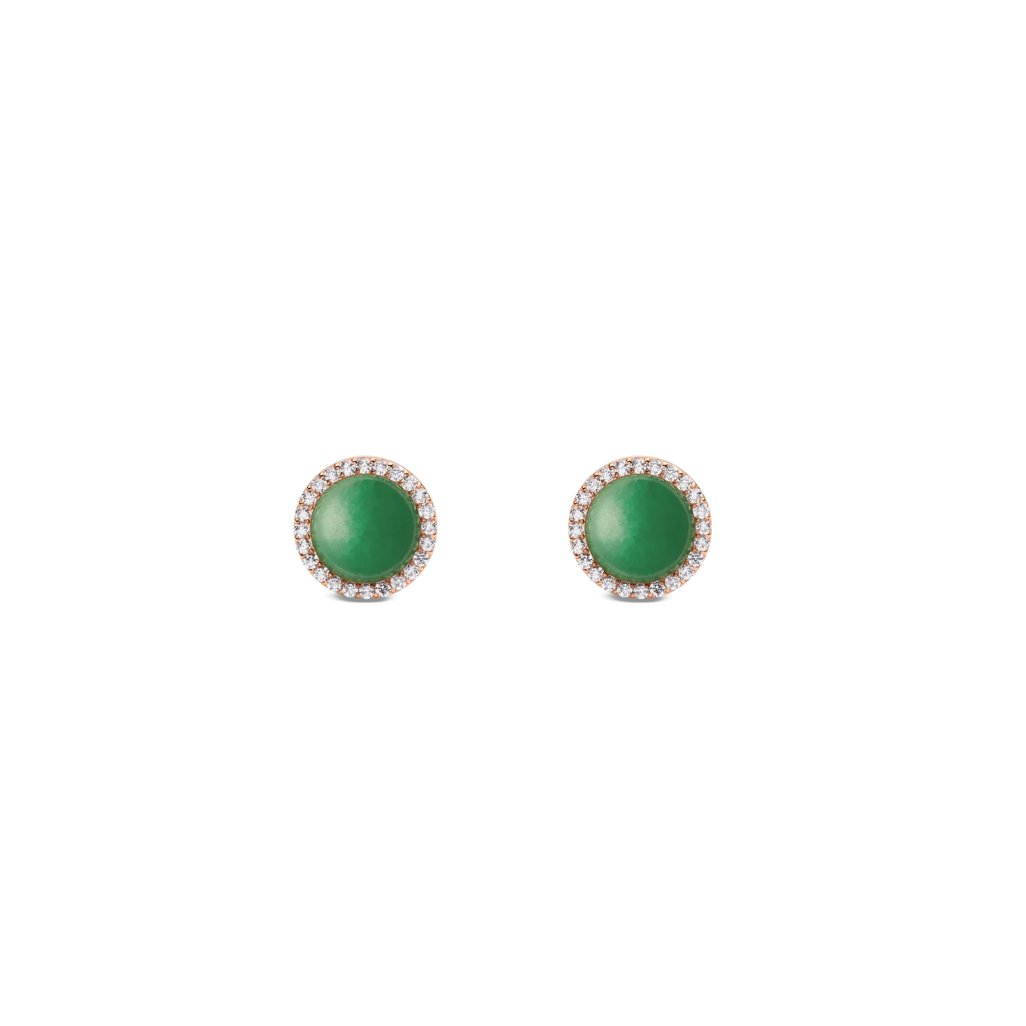 Audrey Earrings Jade Rose Gold Daniel Wellington
