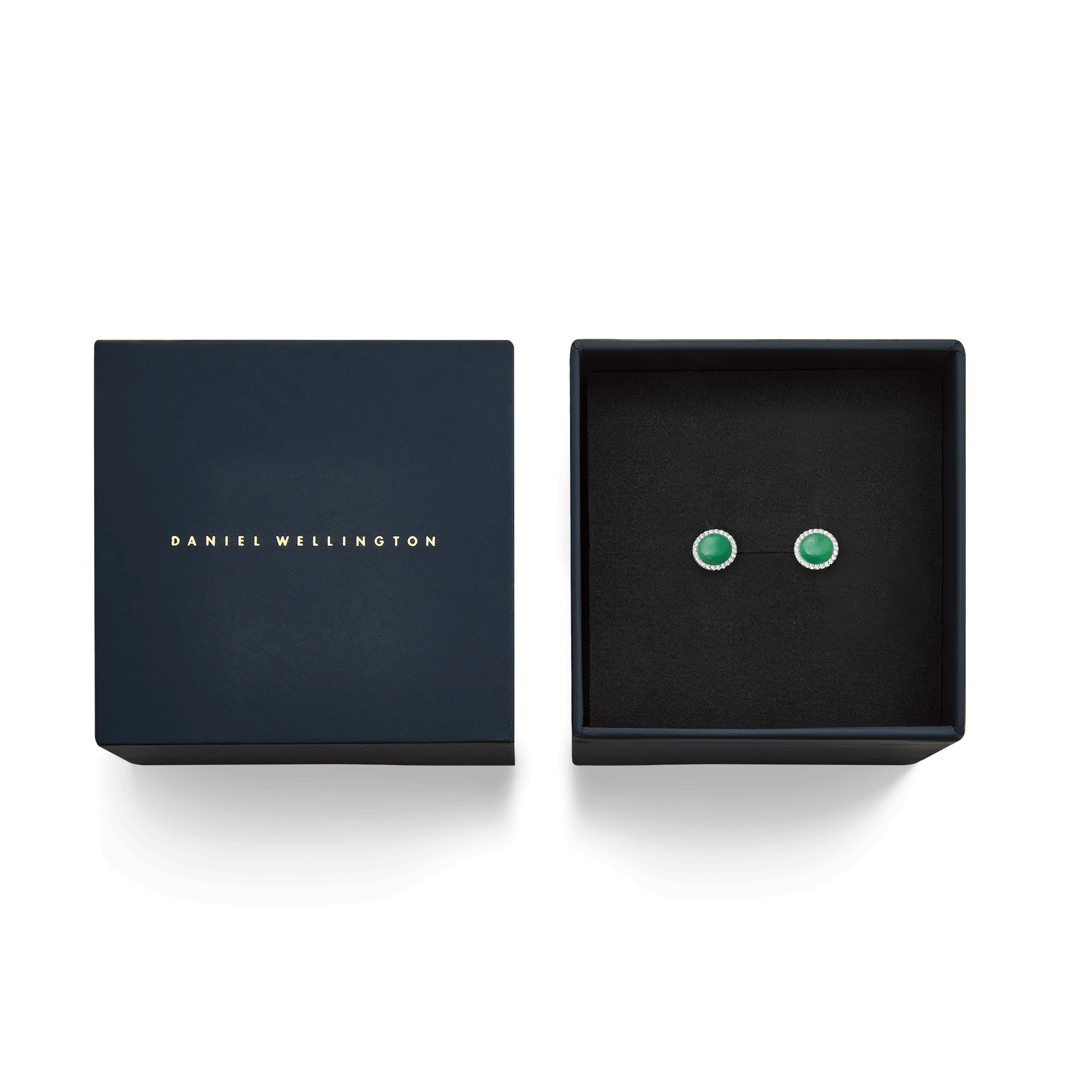 Audrey Earrings Jade Silver Daniel Wellington