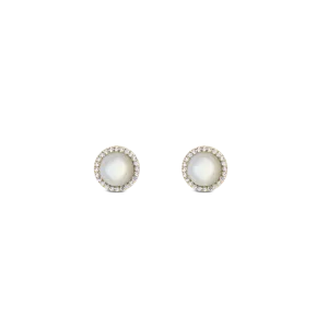 Audrey Earrings Mother of Pearl Gold Daniel Wellington