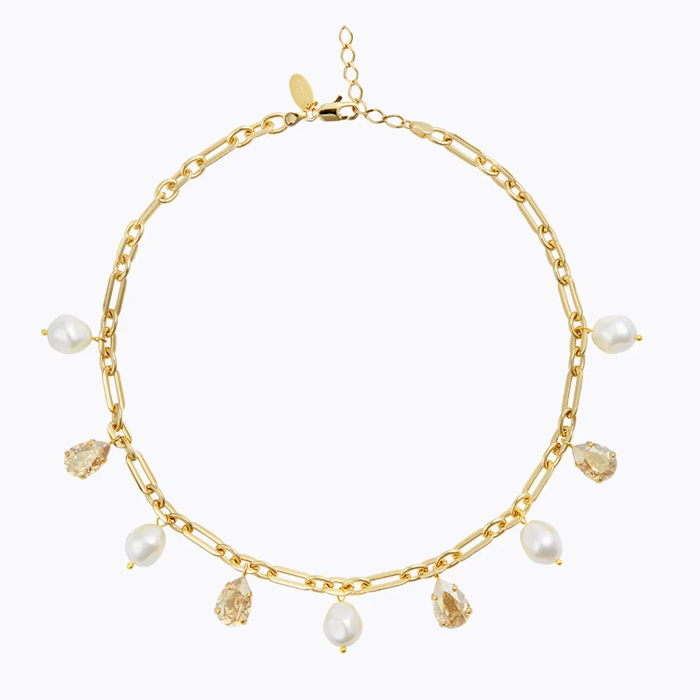 Ayra Necklace / Pearl   Golden Shadow Caroline Svedbom