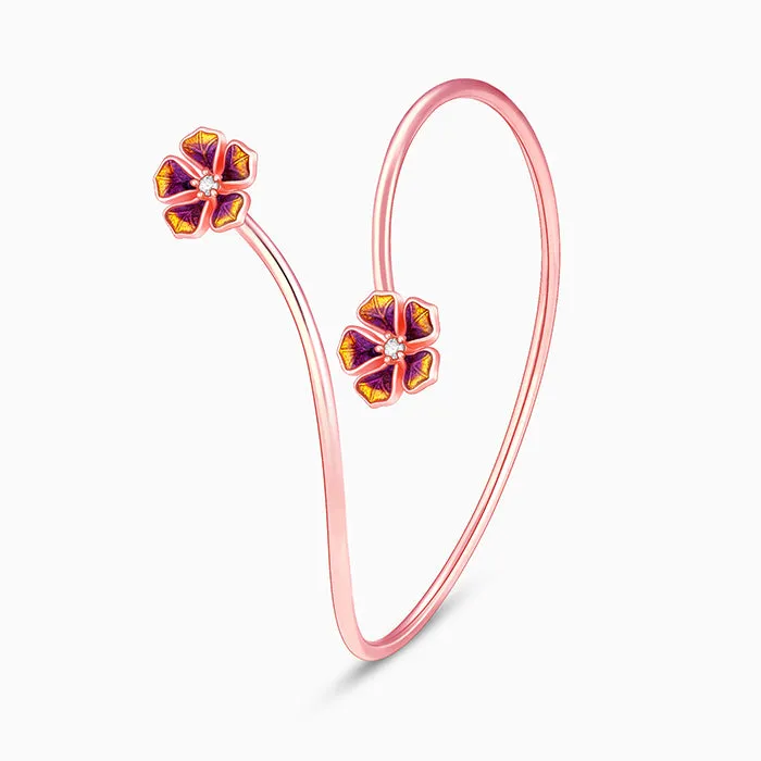 Bhumi Rose Gold Rising Bell Mallow Bracelet Giva