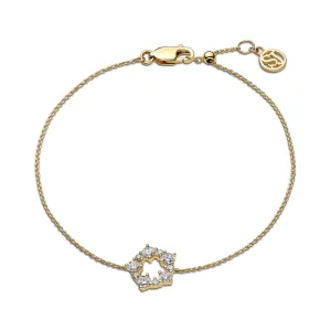 Brina 14K Gold Bracelet w. Lab-Grown Diamonds