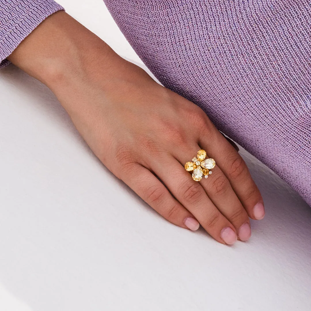 Butterfly Ring / Yellow Combo Caroline Svedbom