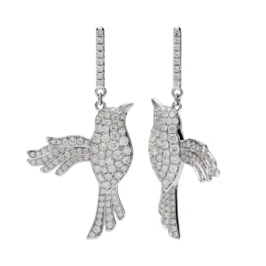 By Naila | Humming Pavé 18K Gold, Whitegold or Rosegold Studs w. Diamonds