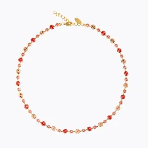 Calanthe Necklace / Peach Combo Caroline Svedbom