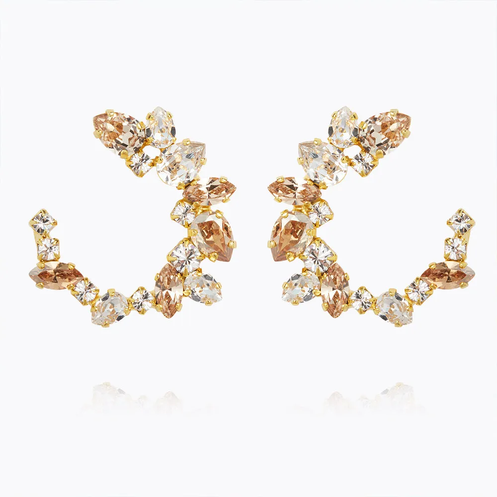 Calliope Earrings / Golden Combo Caroline Svedbom