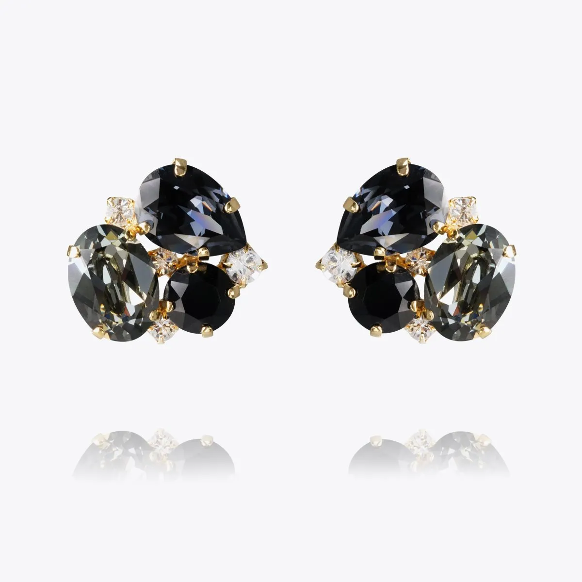 Carolina Earrings / Black Diamond Combo Caroline Svedbom