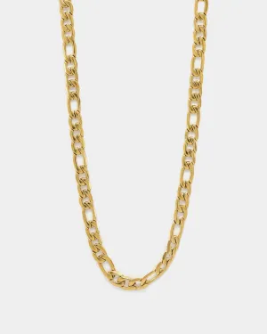 Carré 5mm Figaro 18" Chain Gold