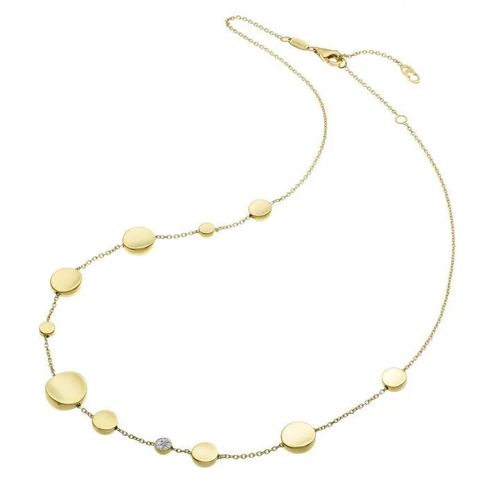 Chimento Armillas Glow 18ct Yellow Gold 0.05ct Diamond Necklace