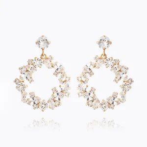Circle Of Love Earrings / Crystal Caroline Svedbom