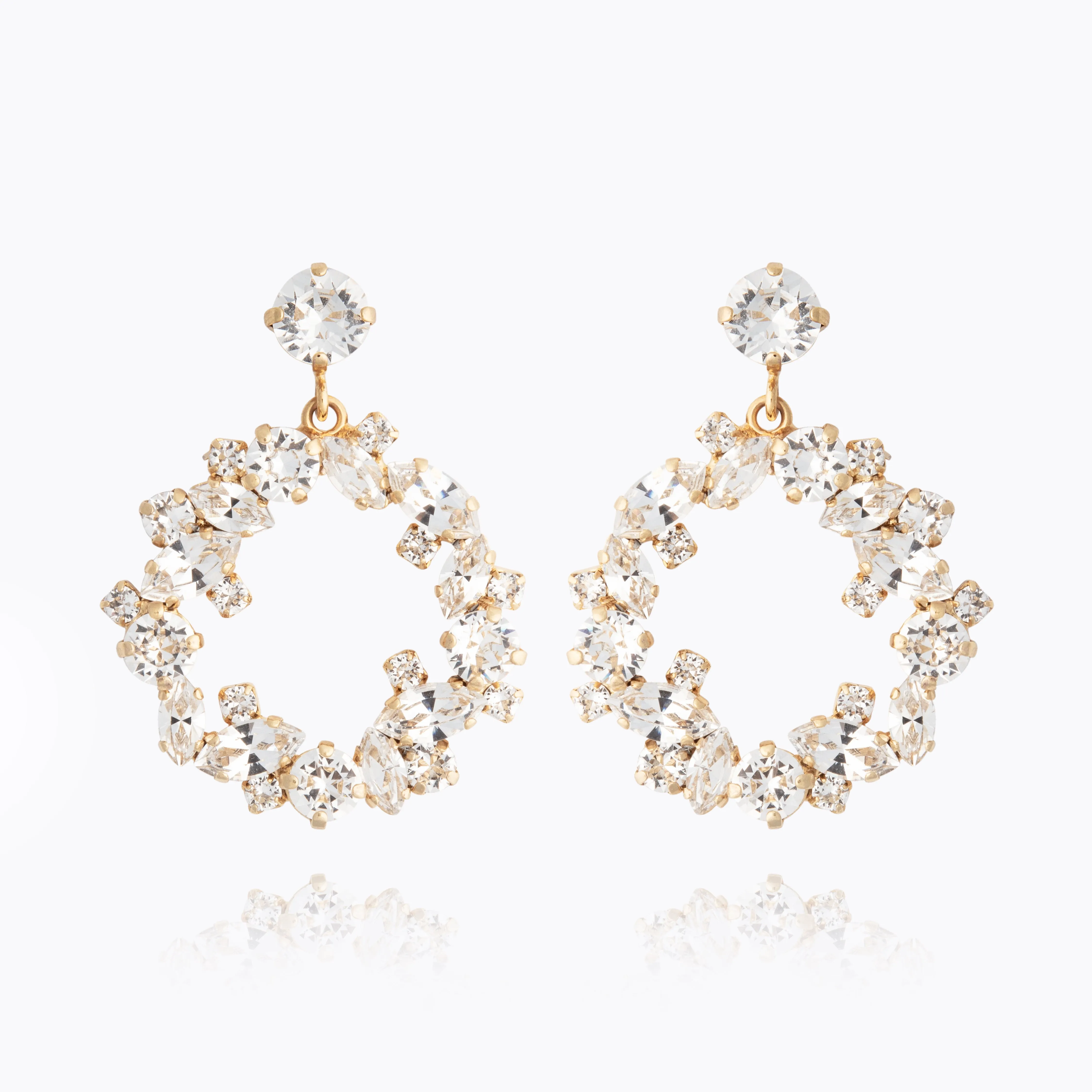 Circle Of Love Earrings / Crystal Caroline Svedbom