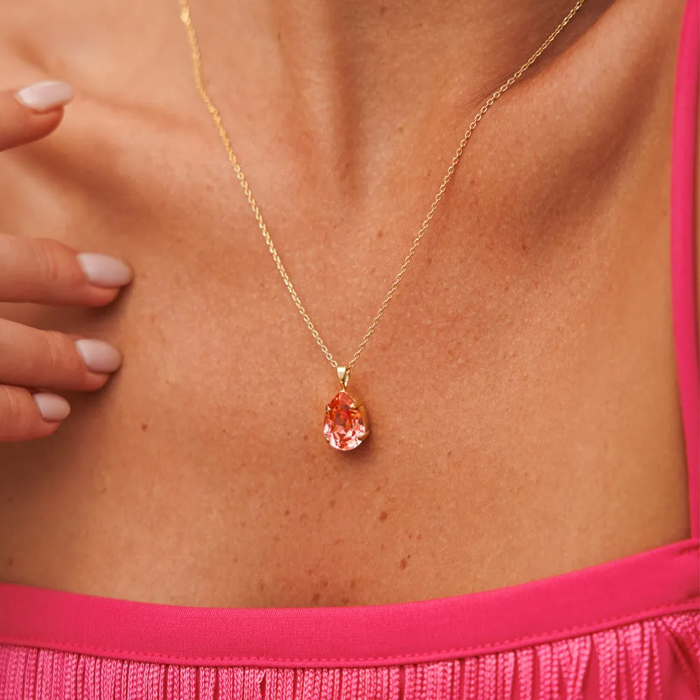 Classic Drop Necklace / Rose Peach Caroline Svedbom