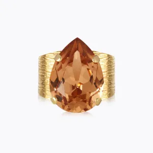 Classic Drop Ring / Light Colorado Topaz Caroline Svedbom