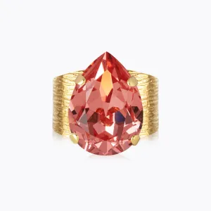 Classic Drop Ring / Rose Peach Caroline Svedbom