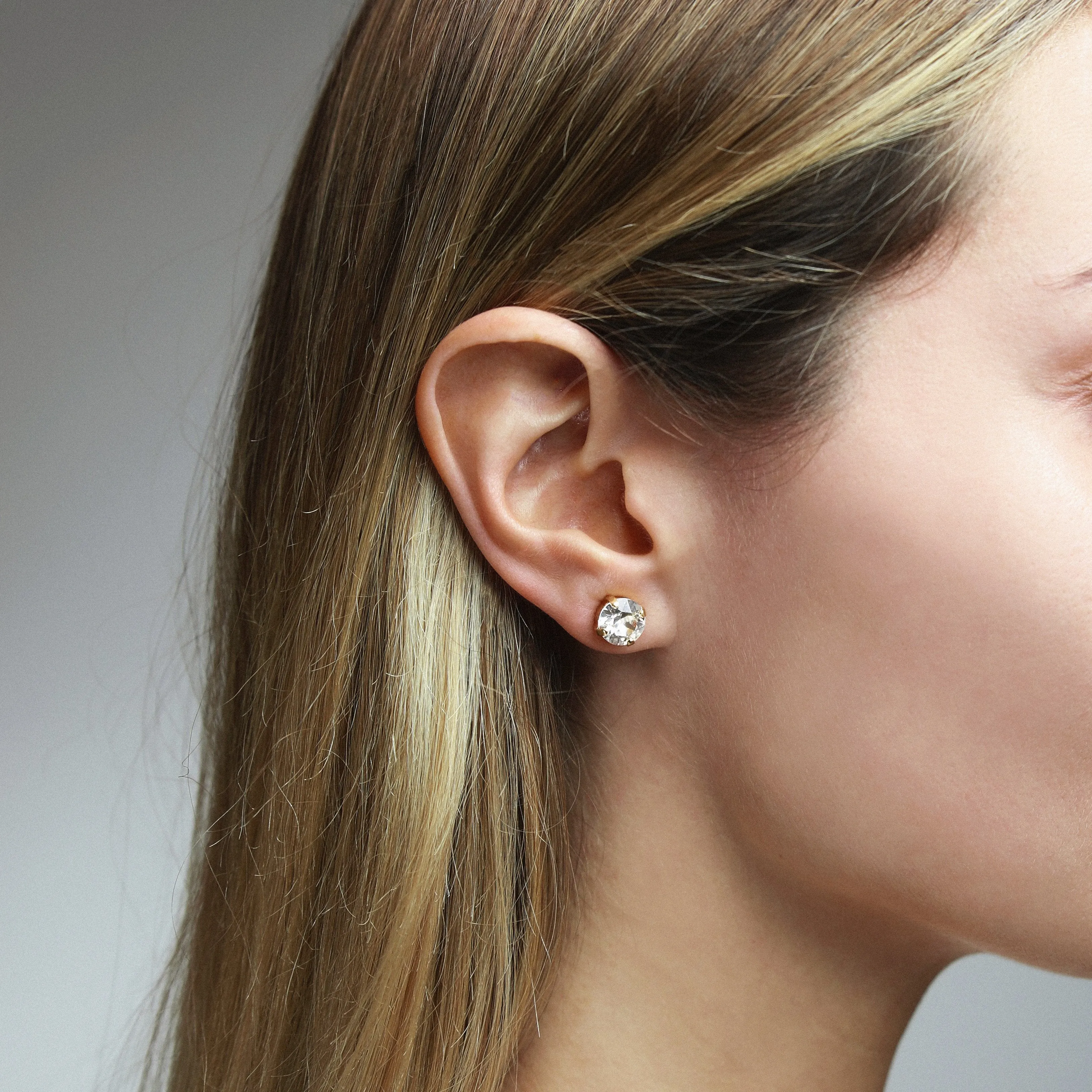 Classic Stud Earrings / Crystal Caroline Svedbom