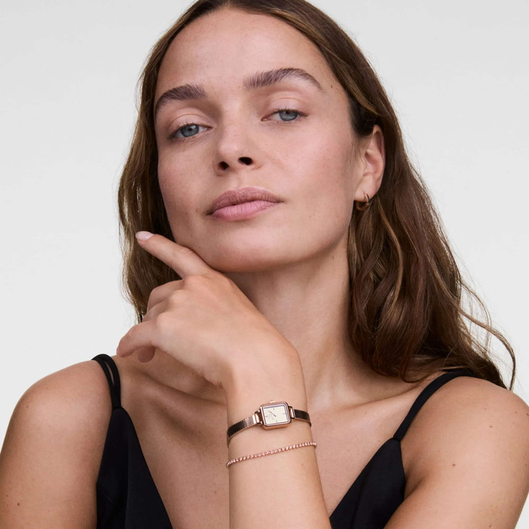 Classic Tennis Bracelet Apricot Gold Daniel Wellington