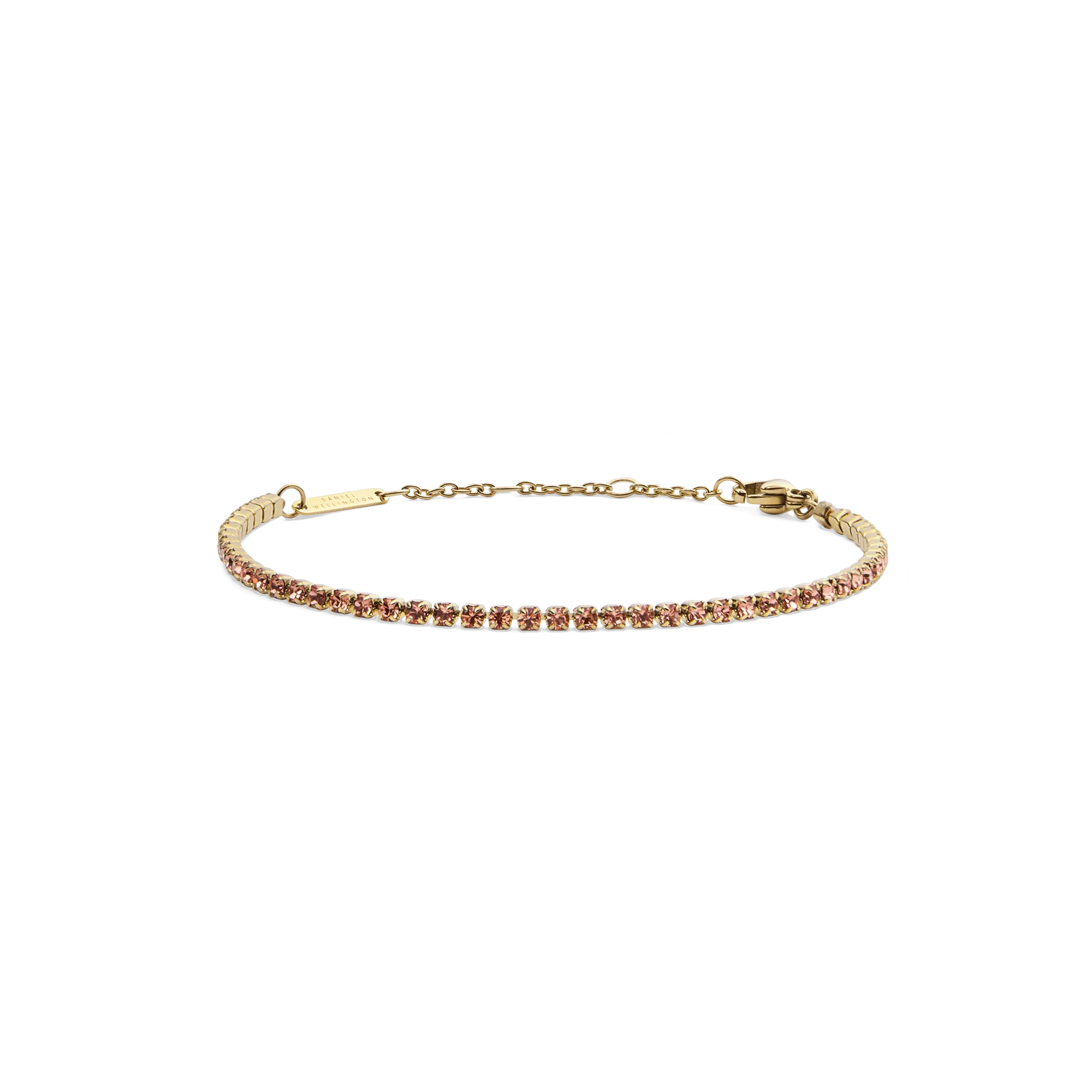 Classic Tennis Bracelet Apricot Gold Daniel Wellington