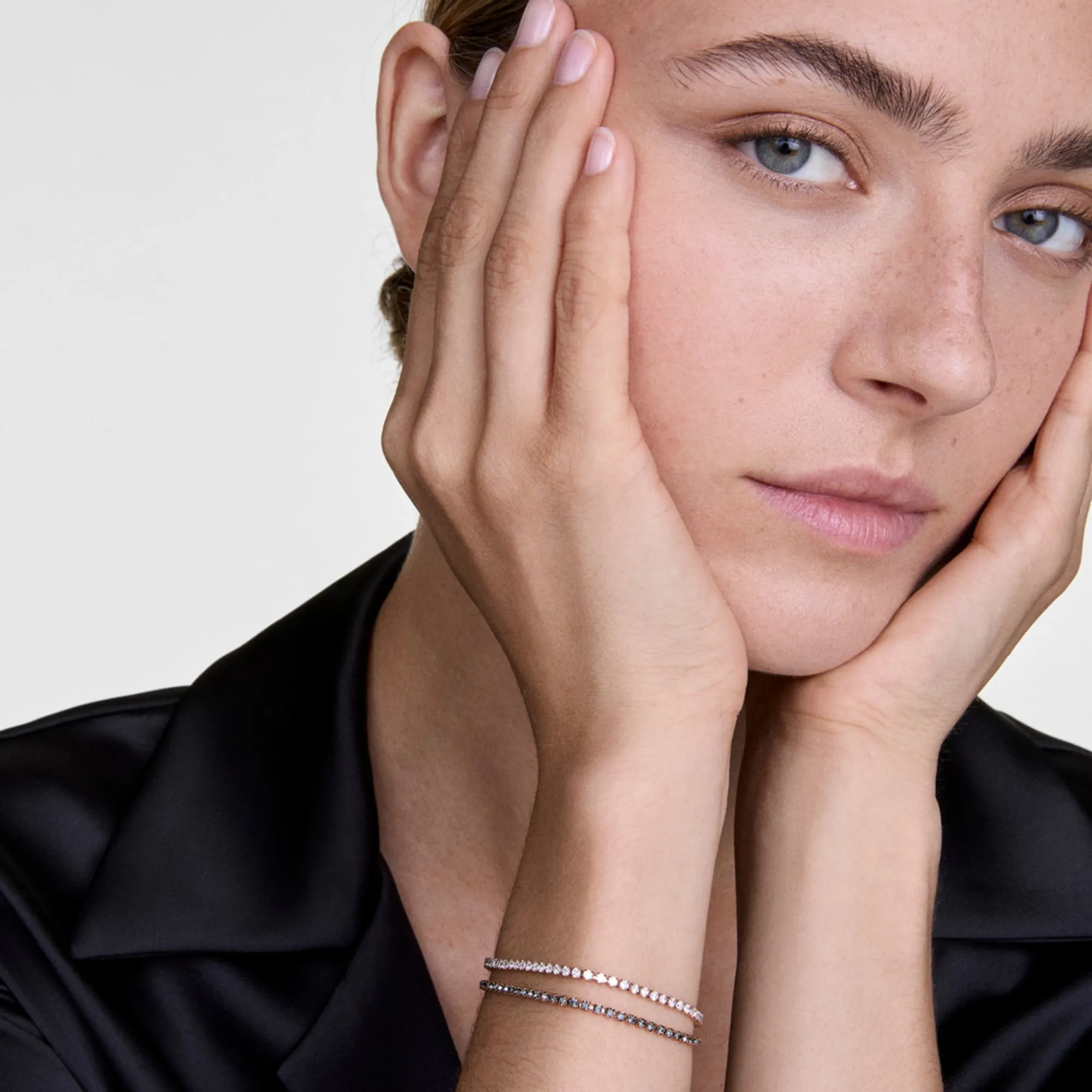 Classic Tennis Bracelet Honey Combo Rose Gold Daniel Wellington