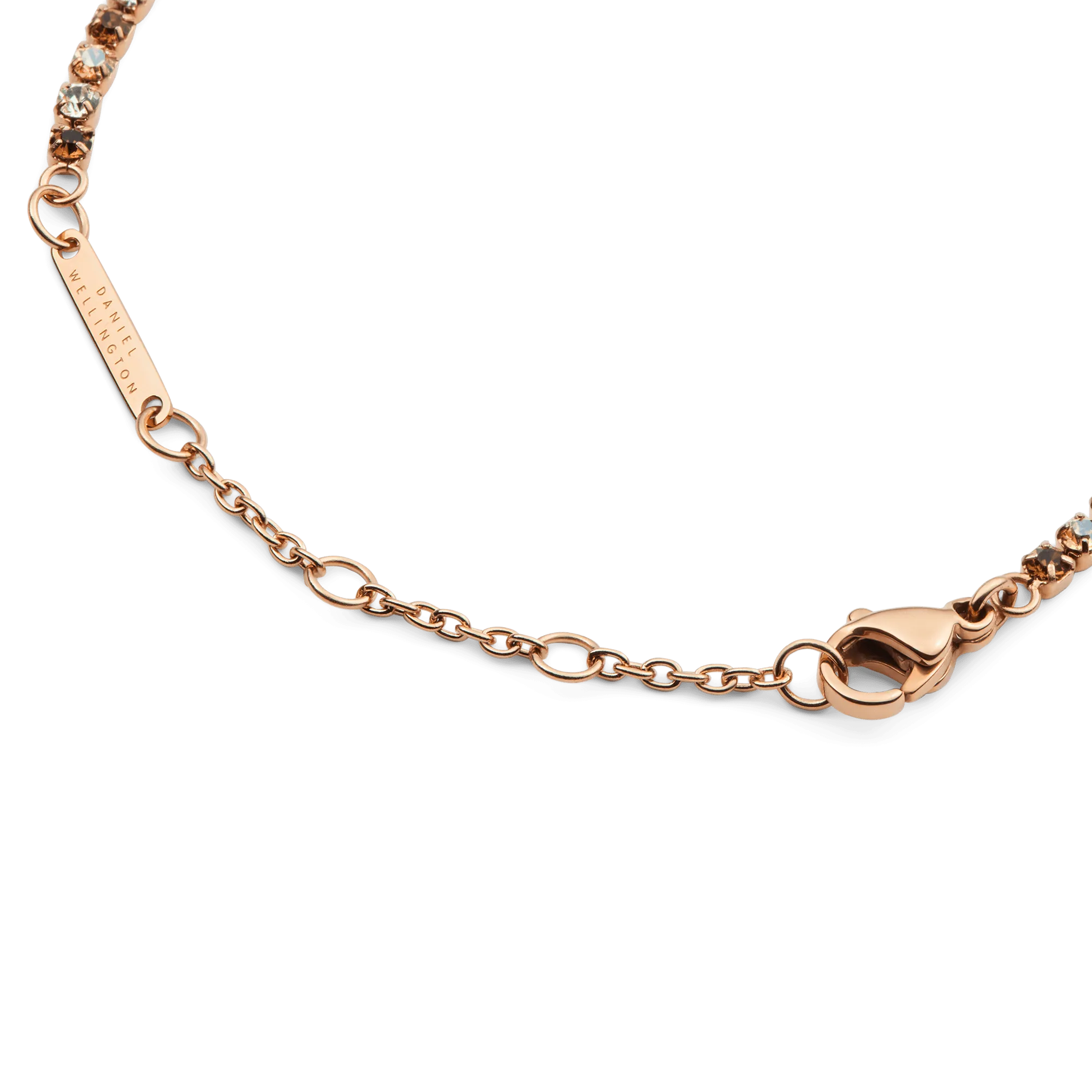 Classic Tennis Bracelet Honey Combo Rose Gold Daniel Wellington