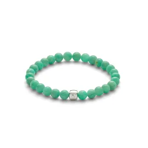ColorUp (6mm) Silver Bracelet w. Amazonite