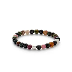 ColorUp (6mm) Silver Bracelet w. Tourmaline