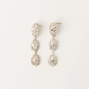 Concha Silver Earrings