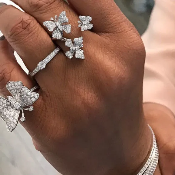 Conscious Round 14K Gold, Rosegold or Whitegold Ring w. Diamonds