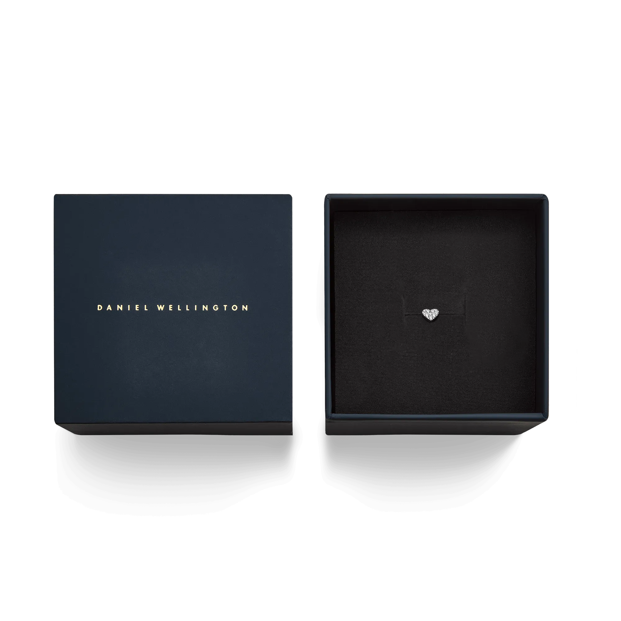 Crystal Heart Stud Silver Daniel Wellington