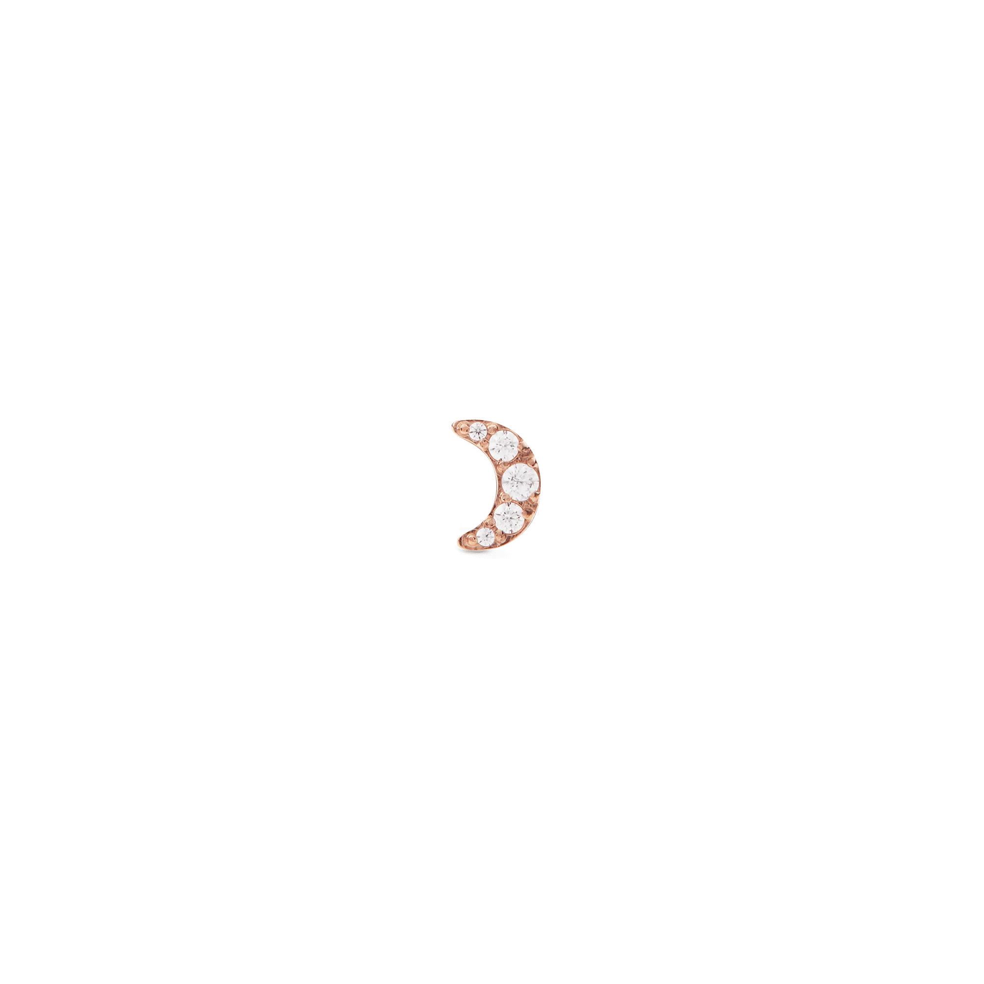 Crystal Moon Stud Rose Gold Daniel Wellington