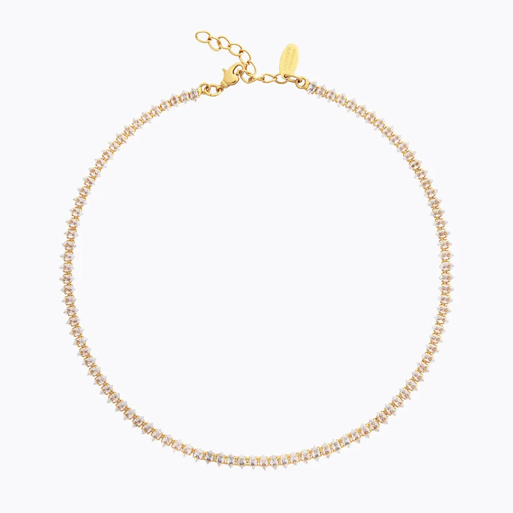 Crystal Navette Necklace / Crystal Caroline Svedbom