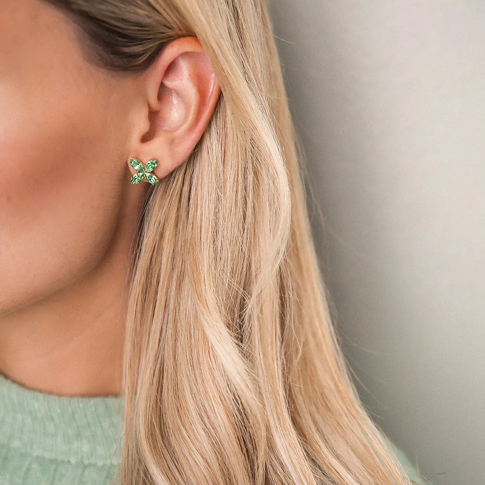 Crystal Star Earrings / Peridot Caroline Svedbom