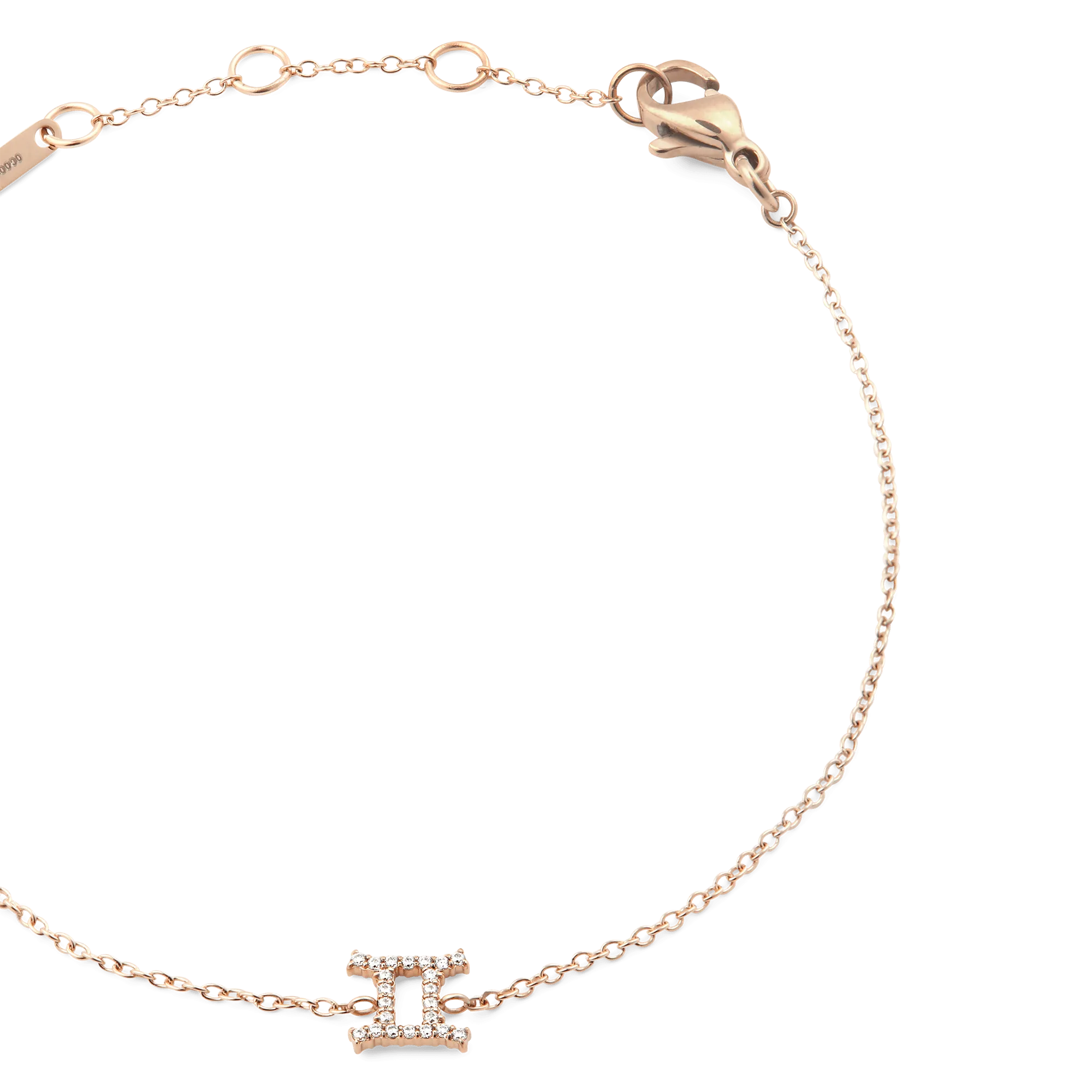 Crystal Zodiac Chain Bracelet Rose Gold Daniel Wellington